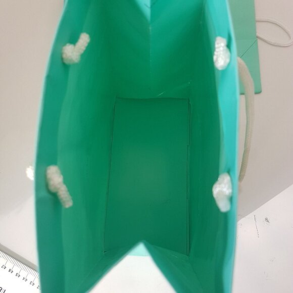 TIFFANY & Co Medium and 2 Small Blue Paper Tote Gift Bag Lot of 3 Empty Bags - Picture 6 of 6